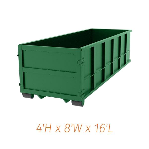 to make the most of your 15-yard dumpster rental, it is recommended to load it evenly and compactly, starting with bulky items on the bottom and layering smaller items on top